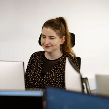 Sofie, Front End Developer hos Lidt Lakrids